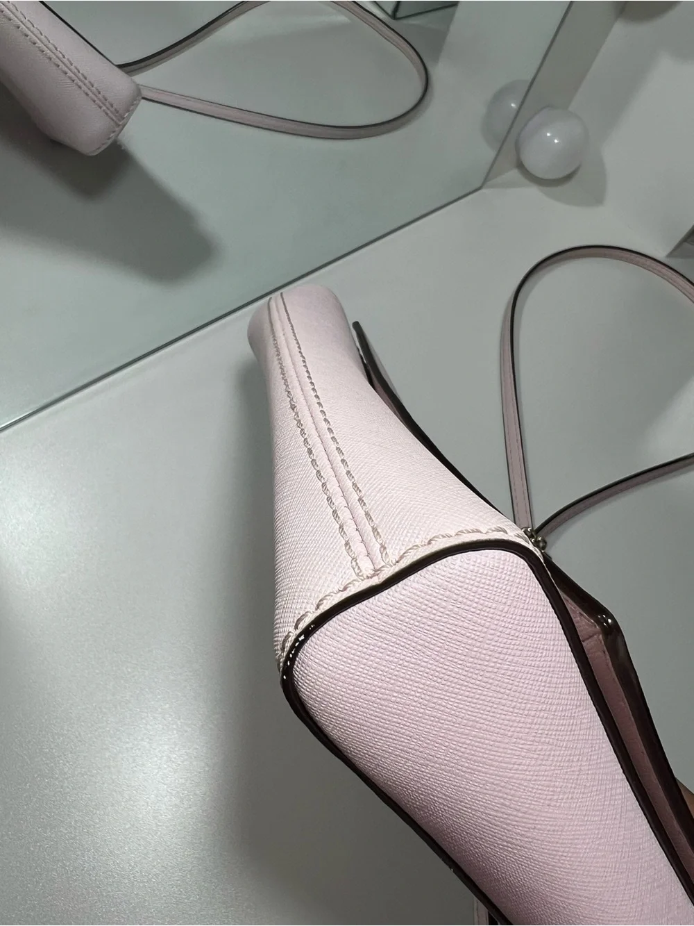 Kate Spade Charlotte Street Alek Flap Crossbody Blush Pink Leather